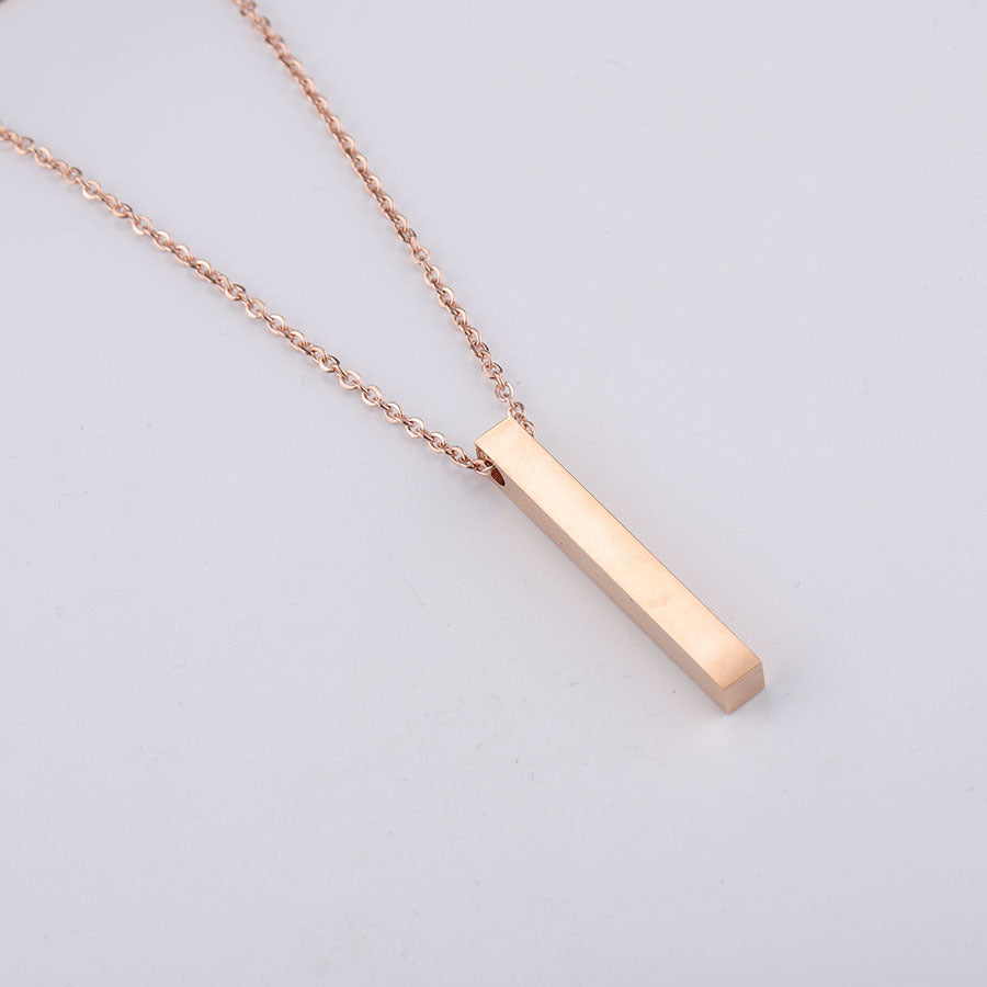 Customisable Bar Necklace